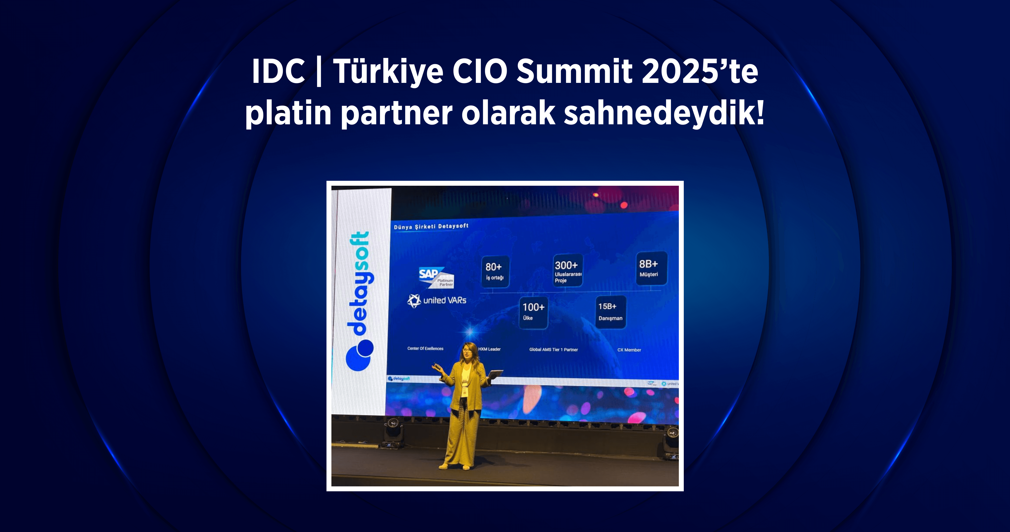 We took the stage as a Platinum Partner at the IDC | Türkiye CIO Summit 2025!
