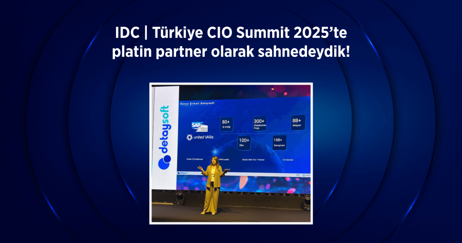 We took the stage as a Platinum Partner at the IDC | Türkiye CIO Summit 2025!