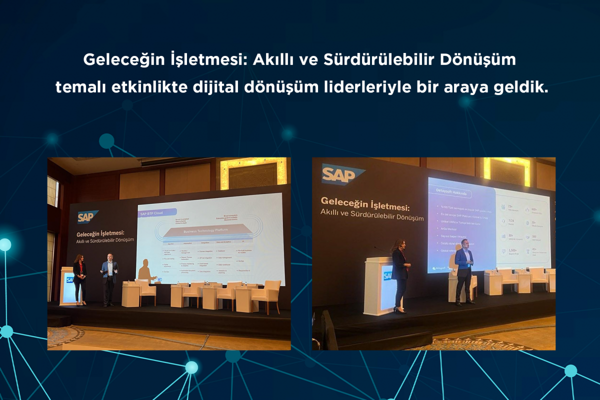 Geleceğin İşletmesi: Akıllı ve Sürdürülebilir Dönüşüm temalı etkinlikte bir araya geldik.