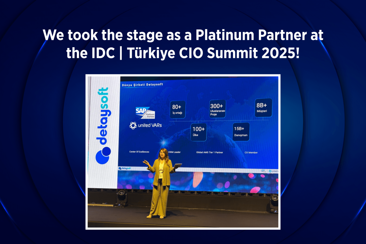 We took the stage as a Platinum Partner at the IDC | Türkiye CIO Summit 2025!