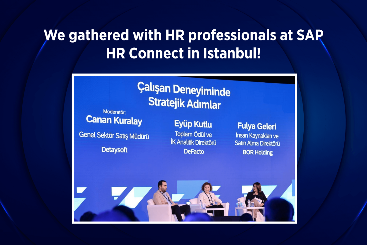 We gathered with HR professionals at SAP HR Connect in Istanbul!