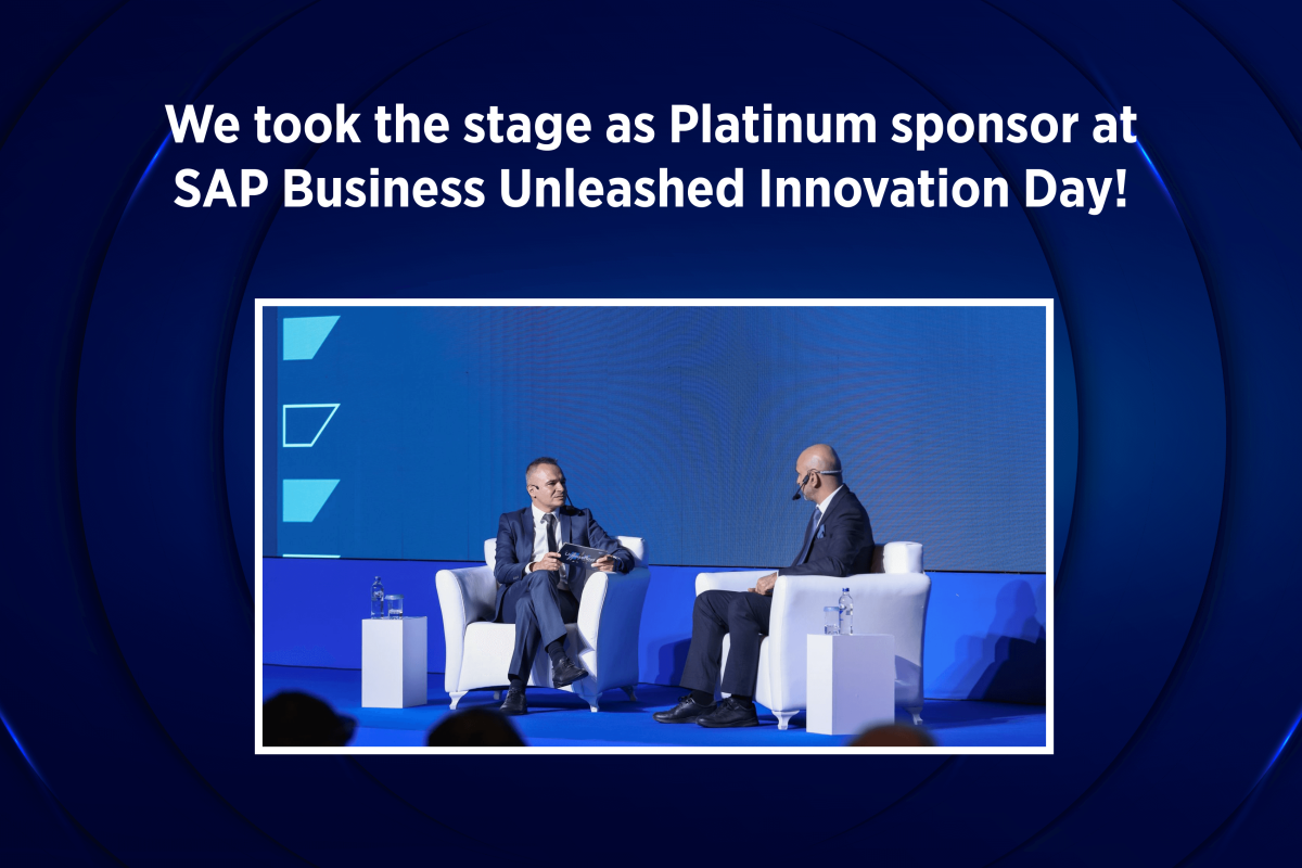 We took the stage as Platinum sponsor at SAP Business Unleashed Innovation Day!