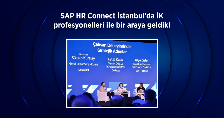 We gathered with HR professionals at SAP HR Connect in Istanbul!